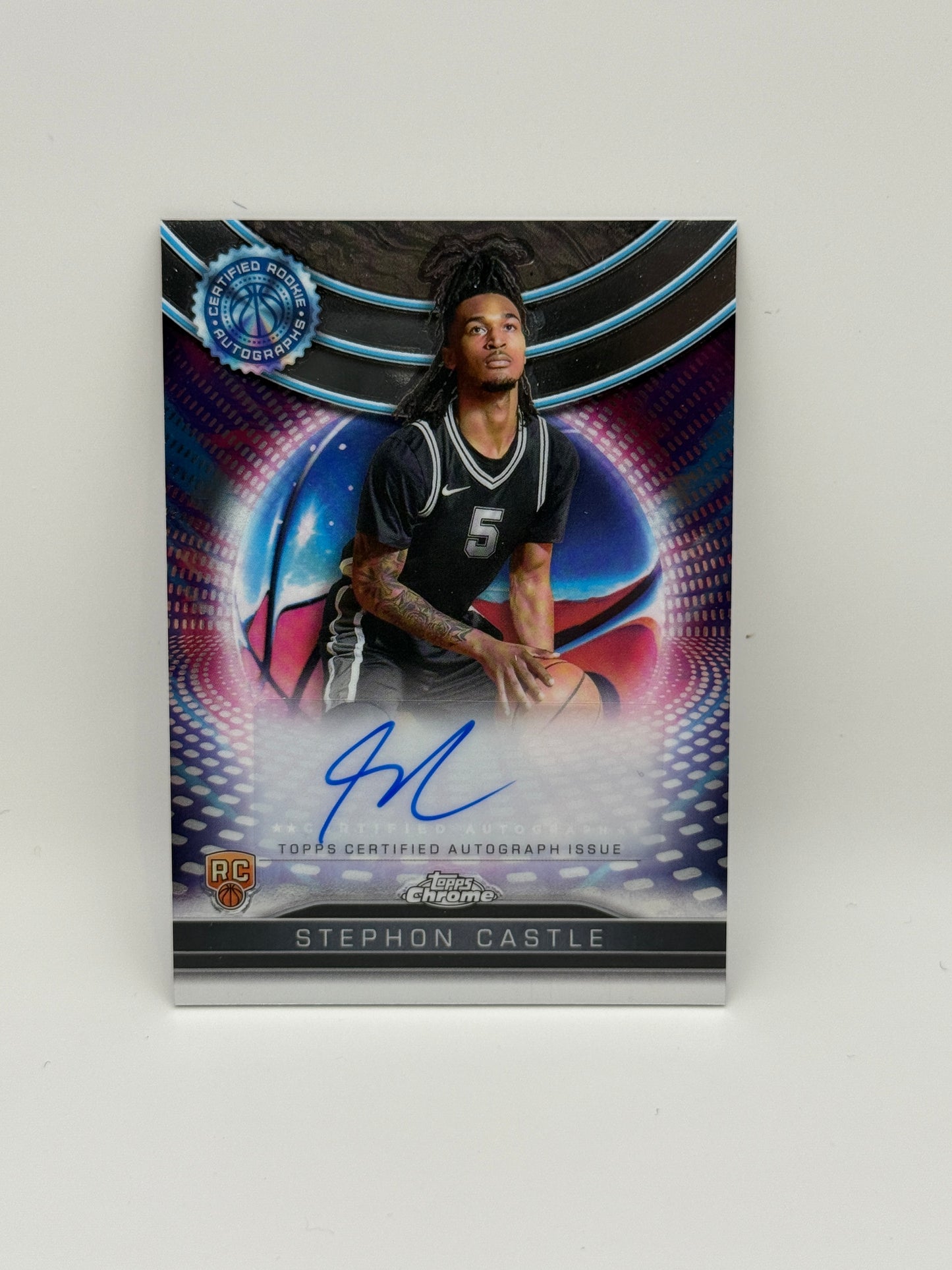 2024-25 Topps Chrome - Certified Rookie Autographs Stephon Castle #TCRA-SC...