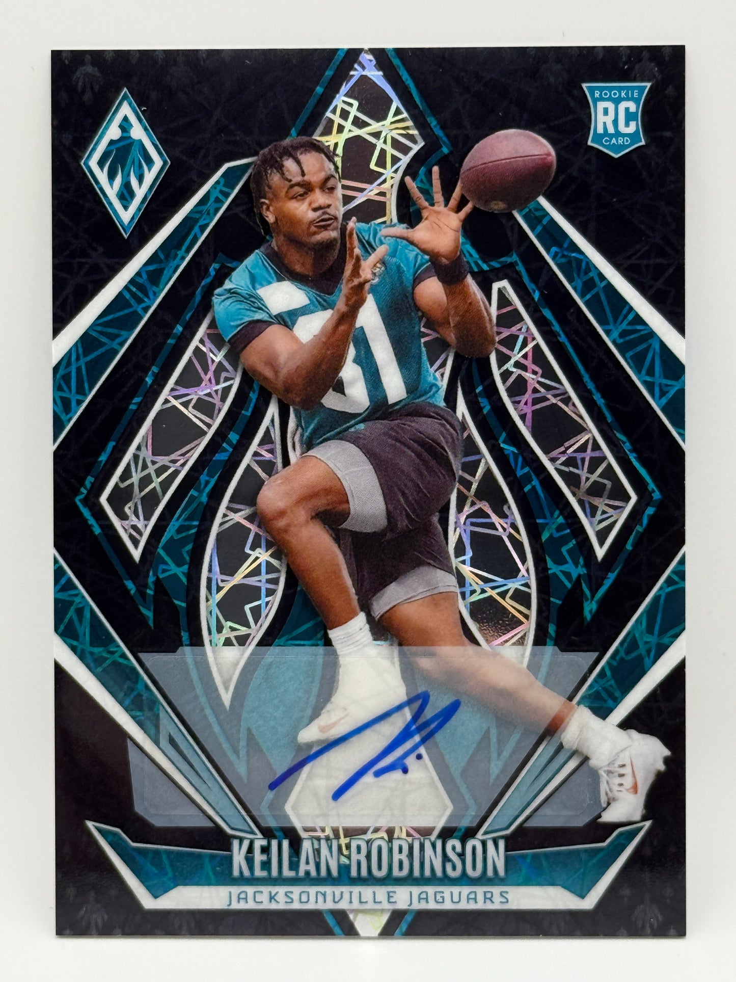 2024 Panini Phoenix - Rookies Keilan Robinson #212 Black Lazer /1 (AU, RC)