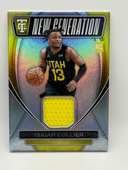 2024-25 Panini Totally Certified - New Generation Jerseys Isaiah Collier Jazz RC