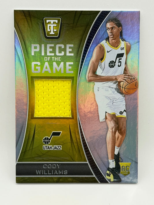 🔥 2024-25 Totally Certified Cody Williams Rookie RC Jersey Patch – Utah Jazz!