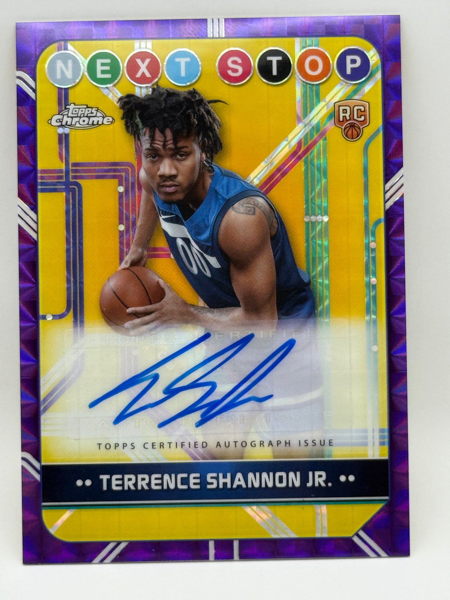 2024-25 Topps Chrome Terrence Shannon Jr. AUTO RC • Next Stop Signatures Rookie