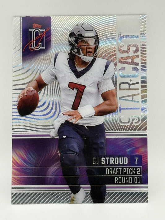 2025 Topps CJ Stroud StarCast RC #SC-2 Houston Texans Rookie Insert NFL 🔥
